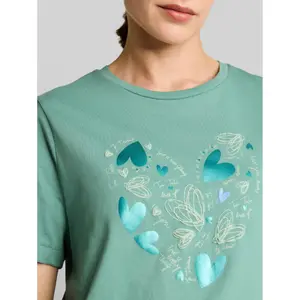 Basic Printed T-Shirt Women Tom Tailor image-4