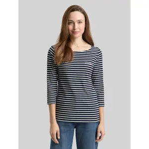 Women's long-sleeved striped T-shirt Tom Tailor image-1