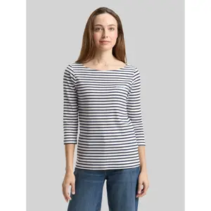 Women's long-sleeved striped T-shirt Tom Tailor image-1