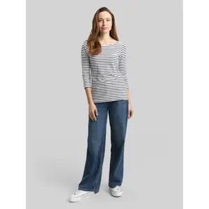 Women's long-sleeved striped T-shirt Tom Tailor image-3