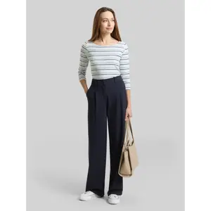 Women's long-sleeved striped T-shirt Tom Tailor image-3