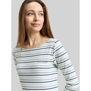 Women's long-sleeved striped T-shirt Tom Tailor image-4