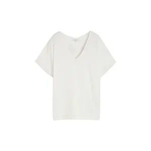 Loose Knit V-Neck T-Shirt for Women Tom Tailor image-0