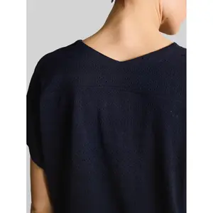 Loose Knit V-Neck T-Shirt for Women Tom Tailor image-4