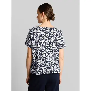 Wrinkled Effect Blouse for Women Tom Tailor Henley image-2