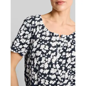 Wrinkled Effect Blouse for Women Tom Tailor Henley image-4
