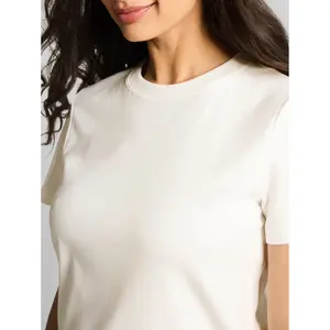 Solid Cotton T-Shirt for Women Tom Tailor image-4