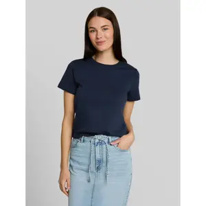 Solid Cotton T-Shirt for Women Tom Tailor image-1