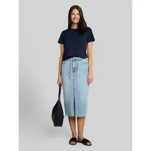 Solid Cotton T-Shirt for Women Tom Tailor image-3