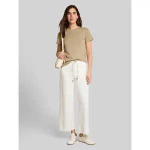 Solid Cotton T-Shirt for Women Tom Tailor image-3