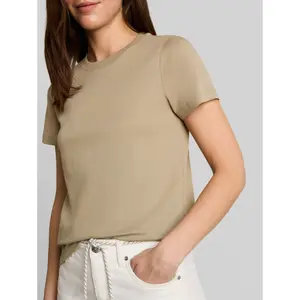 Solid Cotton T-Shirt for Women Tom Tailor image-4