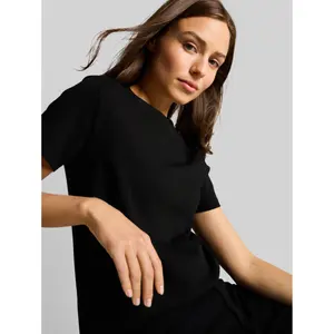 Solid Cotton T-Shirt for Women Tom Tailor image-4