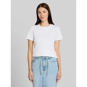 Solid Cotton T-Shirt for Women Tom Tailor image-1