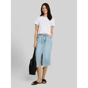 Solid Cotton T-Shirt for Women Tom Tailor image-3