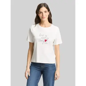 Women's cotton T-shirt Tom Tailor image-1