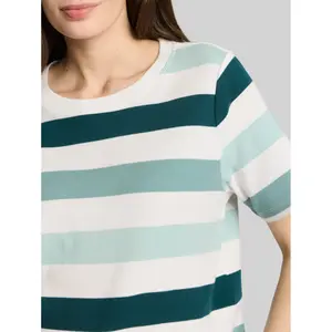 Loose-fitting printed T-shirt for women Tom Tailor image-4