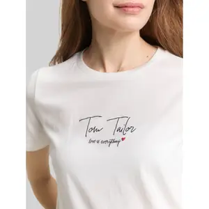 Printed Logo T-Shirt Women Tom Tailor image-4
