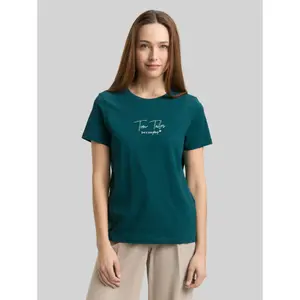 Printed Logo T-Shirt Women Tom Tailor image-1
