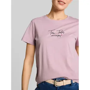 Printed Logo T-Shirt Women Tom Tailor image-4