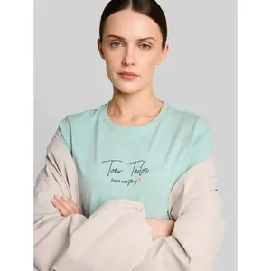 Printed Logo T-Shirt Women Tom Tailor image-4