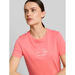 Γυναικεία μπλούζα T-shirt με στρογγυλή λαιμόκοψη και λογότυπο Tom Tailor image-4