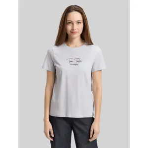 Printed Logo T-Shirt Women Tom Tailor image-1