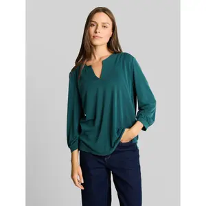 Women’s Frill Blouse Tom Tailor Henley image-1