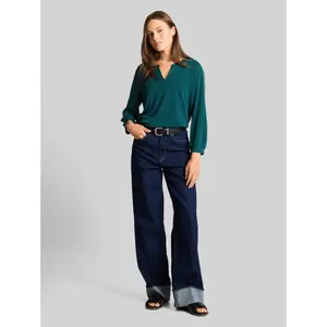 Women’s Frill Blouse Tom Tailor Henley image-3