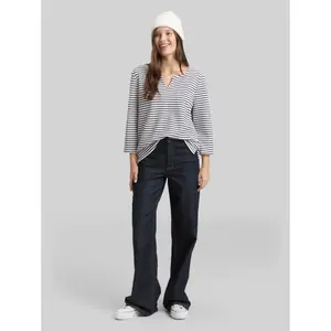 Women's long-sleeved striped T-shirt Tom Tailor image-3