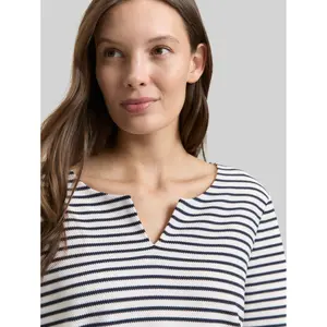 Women's long-sleeved striped T-shirt Tom Tailor image-4