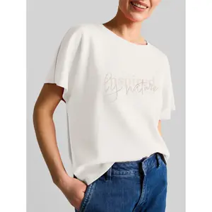 Women's printed T-shirt Tom Tailor Scuba image-4