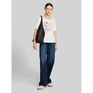 Women's Floral Print T-Shirt Front Tom Tailor image-3
