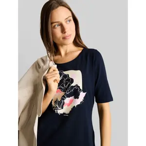 Women's Floral Print T-Shirt Front Tom Tailor image-4