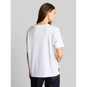 Embroidered Floral Pocket T-Shirt for Women Tom Tailor image-2