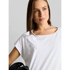 Women's Floral Embroidery T-Shirt Tom Tailor image-4