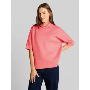 Women's Short Sleeve Hooded Sweatshirt Tom Tailor image-1
