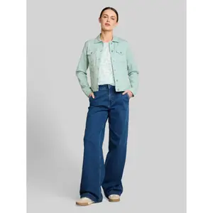 Women's Coloured Denim Jacket Tom Tailor image-3