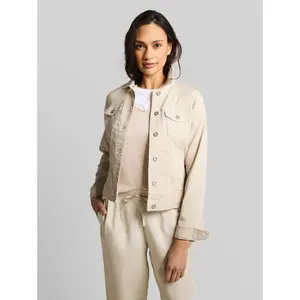 Colourful Denim Jacket with Side Pockets Women Tom Tailor image-1