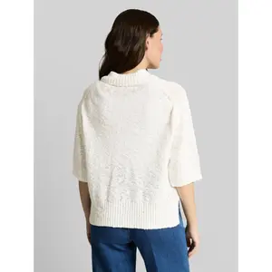 Loose Boucle Cardigan with Collar Women Tom Tailor image-2