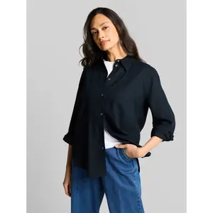 Women's Long Sleeve Linen Shirt Tom Tailor oversize image-1