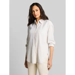 Women's Long Sleeve Linen Shirt Tom Tailor oversize image-1