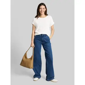 Women's Mixed Fabric T-shirt Tom Tailor image-3