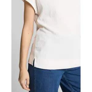 Women's Mixed Fabric T-shirt Tom Tailor image-4
