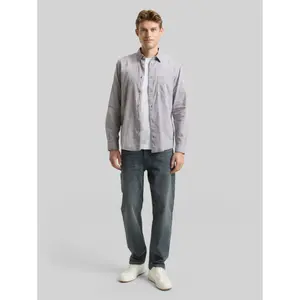 Structured Long Sleeve Shirt Tom Tailor image-3