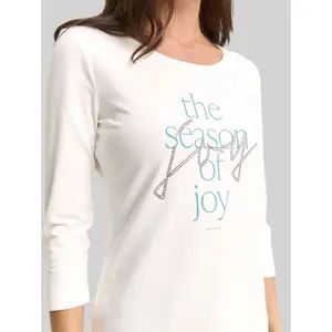 Women's Printed 3/4 Sleeve Long Sleeve T-Shirt Tom Tailor image-4