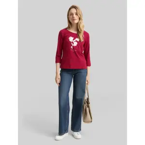 Women's Printed 3/4 Sleeve Long Sleeve T-Shirt Tom Tailor image-3