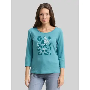 Women's Printed 3/4 Sleeve Long Sleeve T-Shirt Tom Tailor image-1