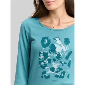 Women's Printed 3/4 Sleeve Long Sleeve T-Shirt Tom Tailor image-4