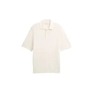 Textured Diamond Knit Polo Tom Tailor image-0