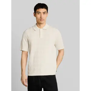 Textured Diamond Knit Polo Tom Tailor image-1
